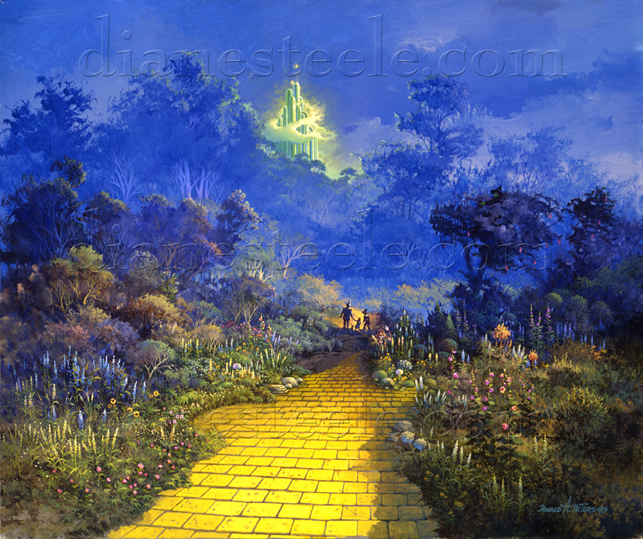 915x768 Where Dreams Come True The Emerald City - When Dreams Come True Painting