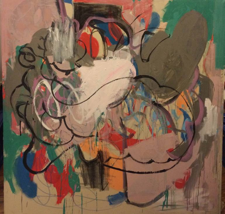 770x732 Saatchi Art When Pigs Fly Painting By Darin Cohen - When Pigs Fly Painting