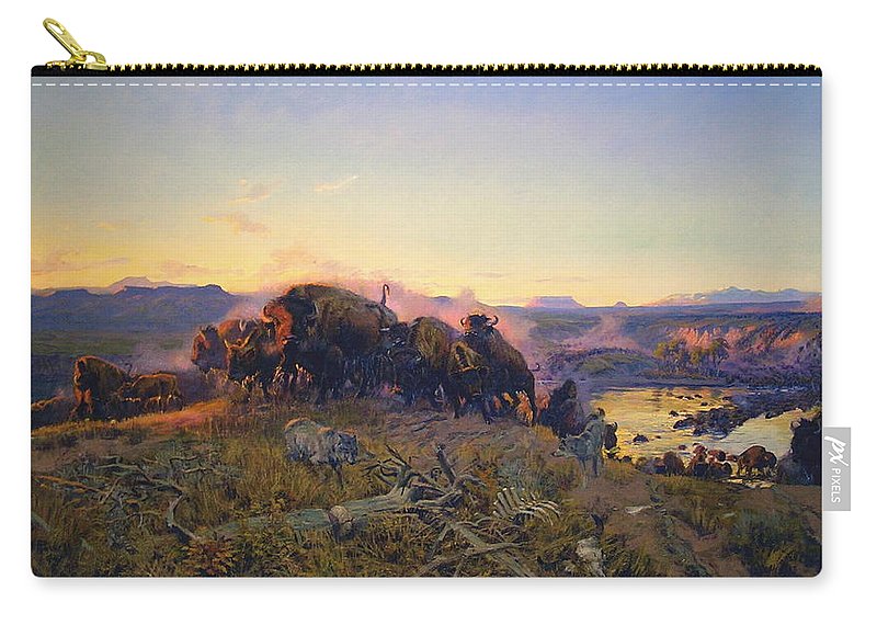 800x570 When The Land Belonged To God Carry All Pouch For Sale By Charles - When The Land Belonged To God Painting