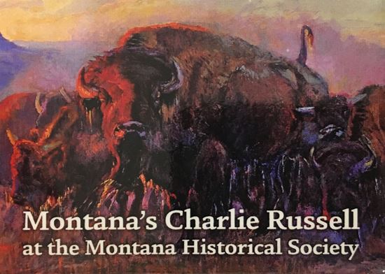 550x392 Montana Historical Society Store Magnet - When The Land Belonged To God Painting