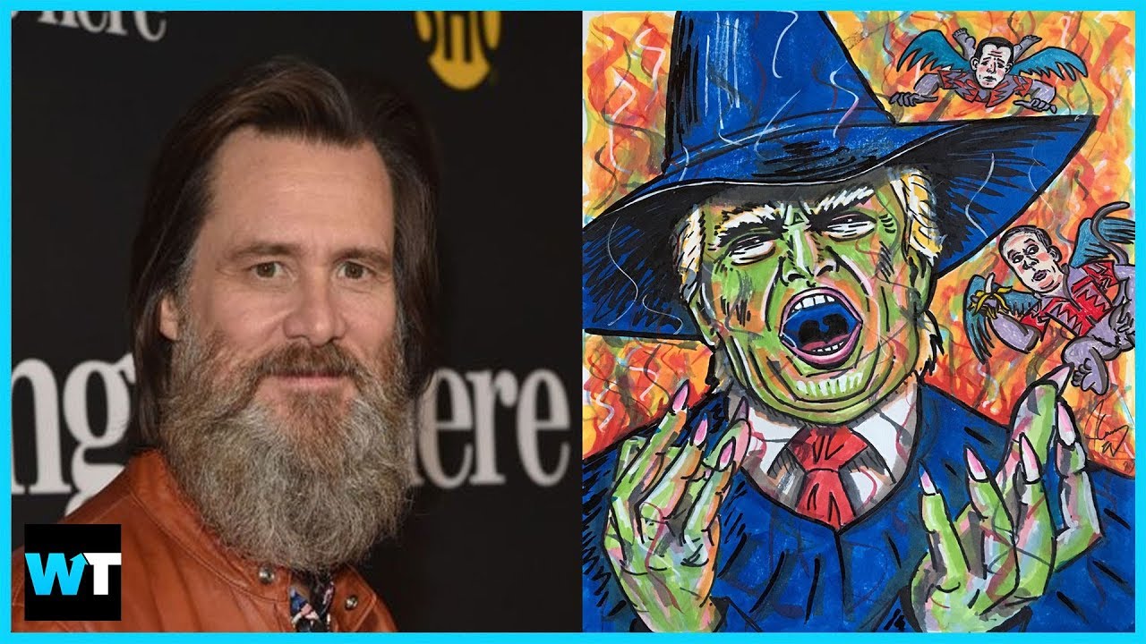 1280x720 Jim Carrey Tears Trump Apart In Abstract Paintings What'S - Where Can I Buy A Jim Carrey Painting