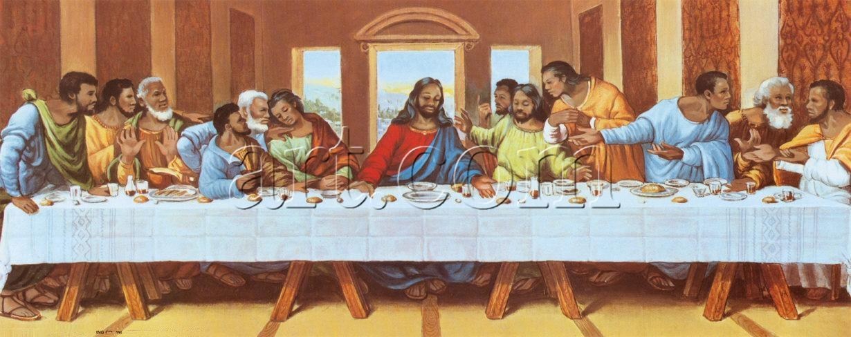 1230x488 Leonardo Da Vinci Large Picture Of The Last Supper Painting Best - Where Is The Last Supper Painting