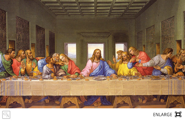 608x400 The Last Supper Leonardo Da Vinci - Where Is The Last Supper Painting