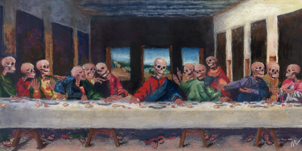 1000x500 The Very Last Supper - Where Is The Last Supper Painting