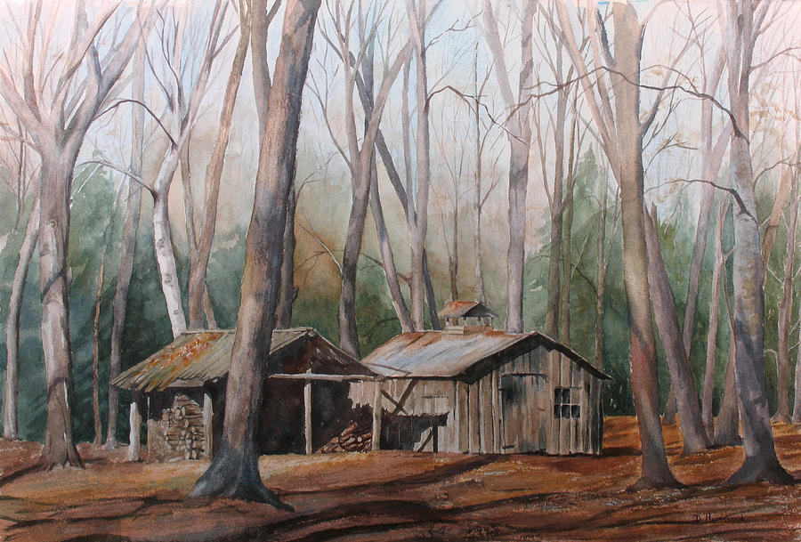 900x609 Sugar Shack Painting By Debbie Homewood - Where Is The Original Sugar Shack Painting