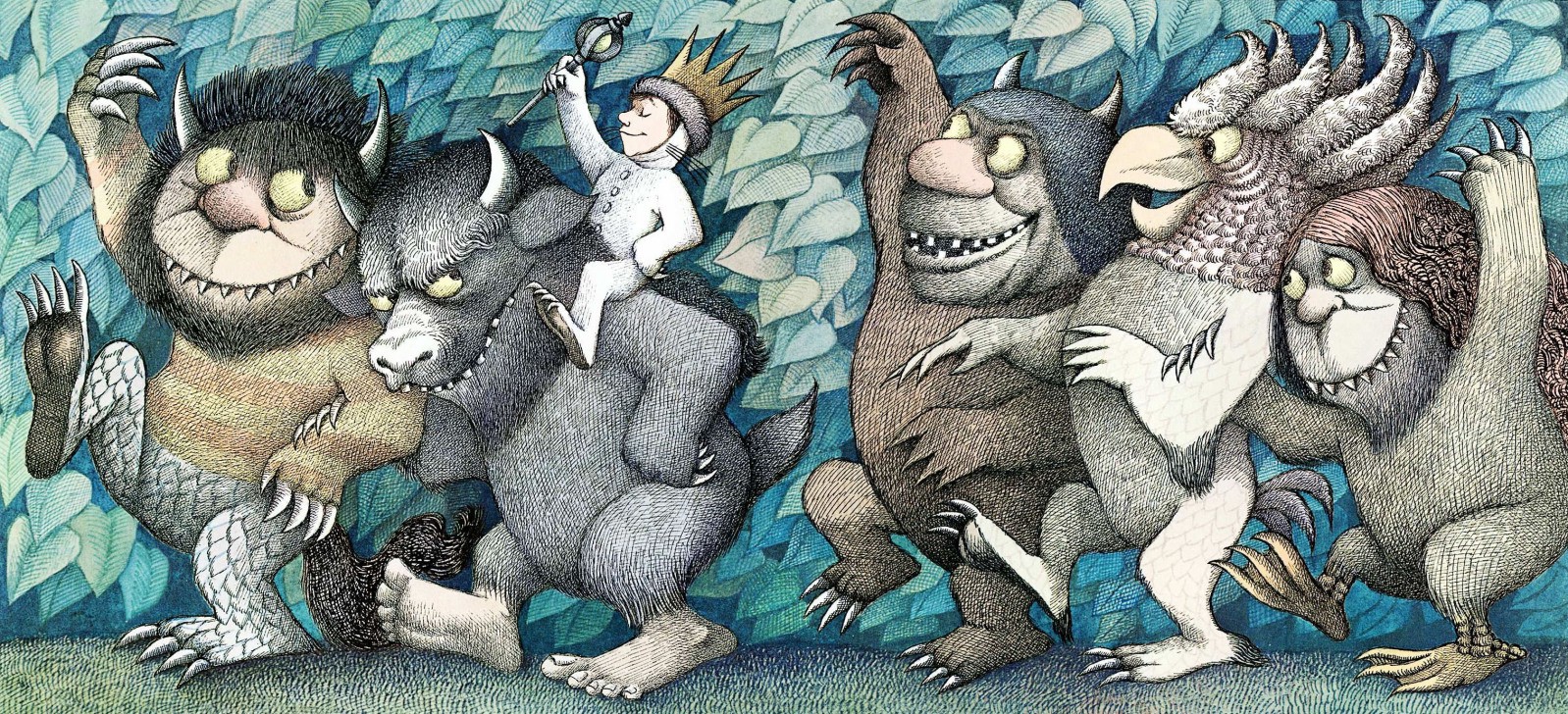 1598x728 Where The Wild Things Are Soojin Kim Medium - Where The Wild Things Are Painting