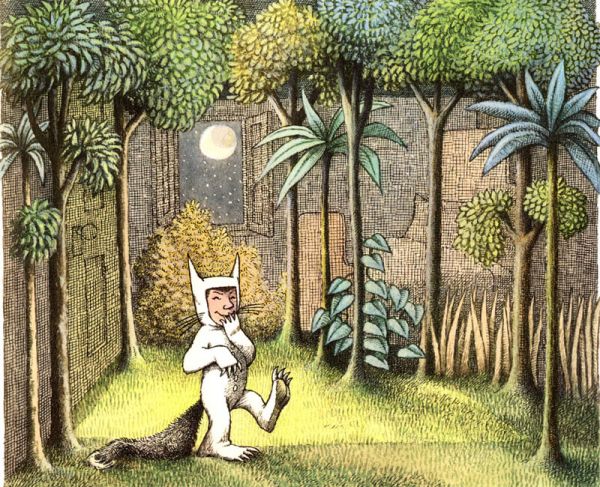 600x487 Where The Wild Things Are Maurice Sendak - Where The Wild Things Are Painting