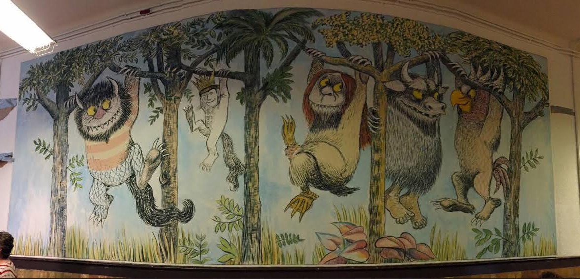 1176x565 Wild Things' Invade Maurice Sendak School Brooklyn Daily Eagle - Where The Wild Things Are Painting