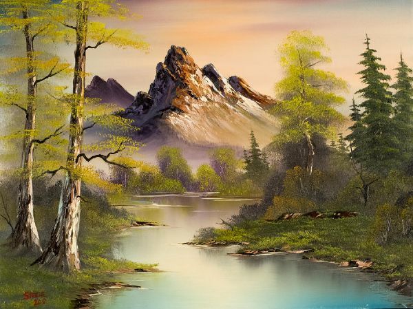 600x449 Bob Ross Paintings For Sale Painting 86093 - Where To Buy Bob Ross Painting