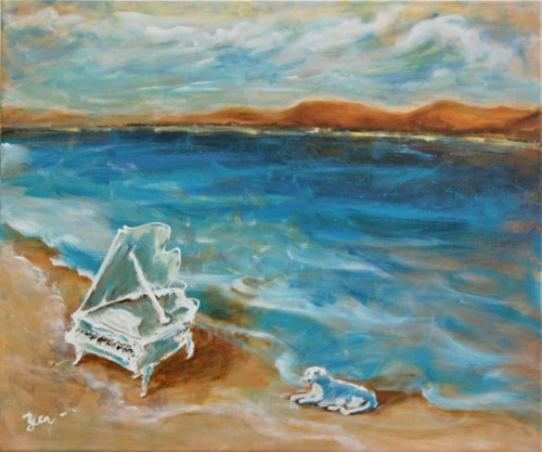 Whimsical Beach Painting At Paintingvalley Com Explore