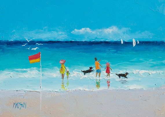 Whimsical Beach Painting At Paintingvalley Com Explore