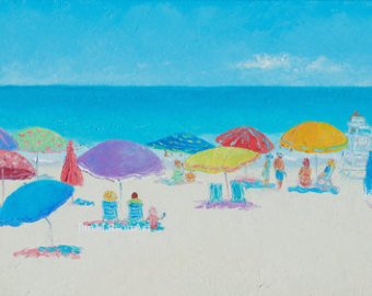 Whimsical Beach Painting At Paintingvalley Com Explore