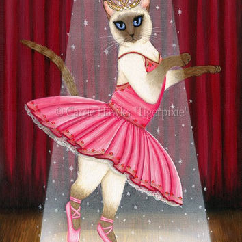 354x354 Best Whimsical Paintings Products On Wanelo - Whimsical Cat Painting