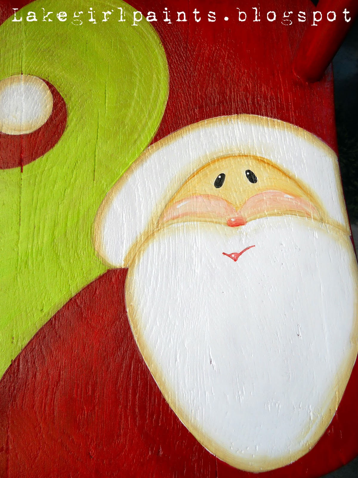 1200x1600 Lake Girl Paints Whimsical Christmas Chairs - Whimsical Christmas Painting