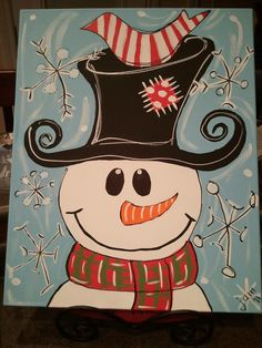 236x314 Charles M. Schulz - Whimsical Christmas Painting
