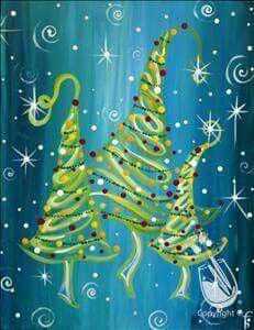 231x300 Pretty Christmas Tree Image Christmas Trees - Whimsical Christmas Tree Painting