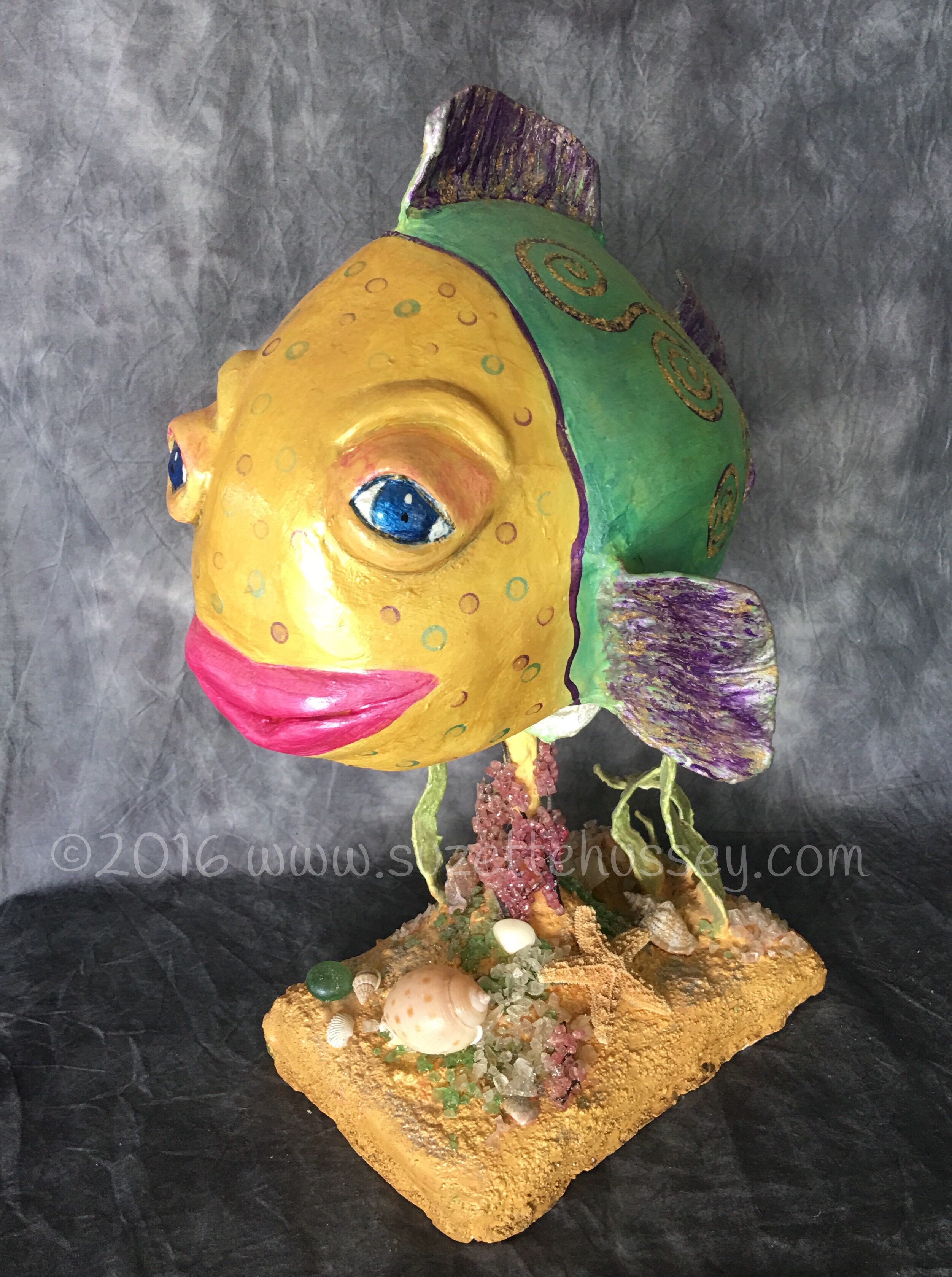 2503x3357 Whimsical Fish - Whimsical Fish Painting