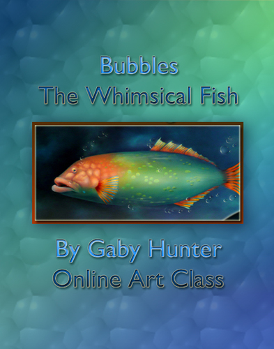 393x500 Acrylic Painting Techniques Underwater Sealife And Marine Life - Whimsical Fish Painting