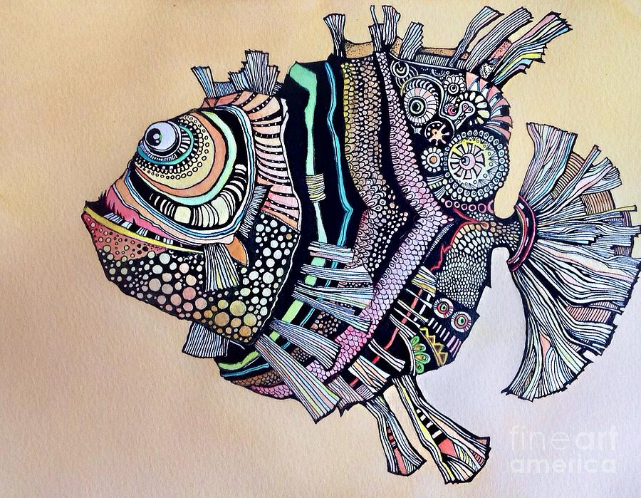 Whimsical Fish Painting at PaintingValley.com | Explore collection of ...