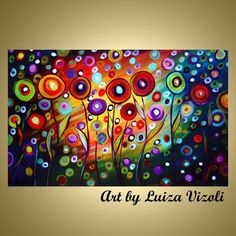 Whimsical Cat Painting at PaintingValley.com | Explore collection of ...