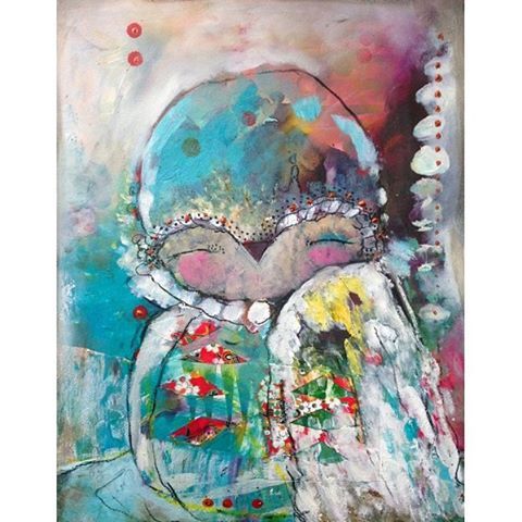 480x480 592 Best Whimsical Owls And Other Animals Images - Whimsical Owl Painting
