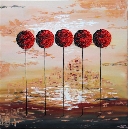 500x506 Shazia Basheer Bright, Whimsical Paintings - Whimsical Painting