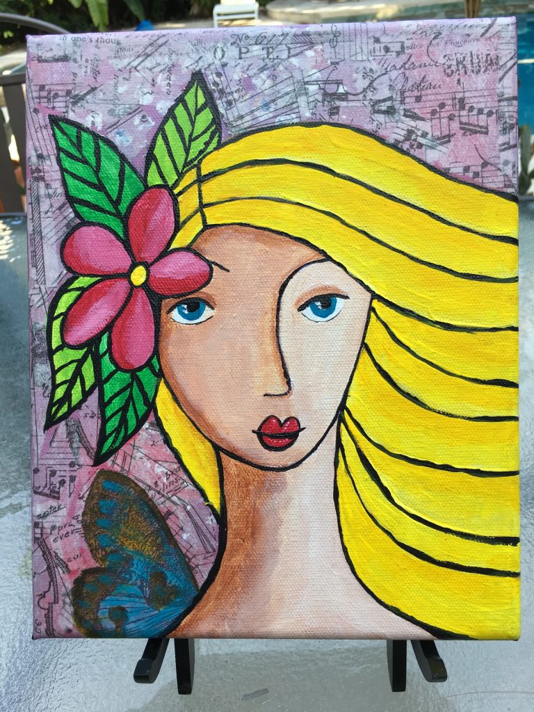 768x1024 Whimsical Paintings Of Girls Amp Fairies - Whimsical Painting