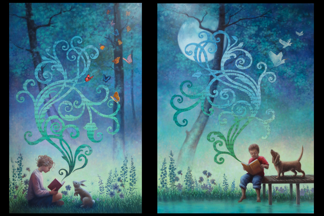 1100x736 Colorful And Whimsical Paintings - Whimsical Painting