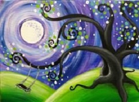 271x200 Whimsical Tree Painting Class - Whimsical Tree Painting