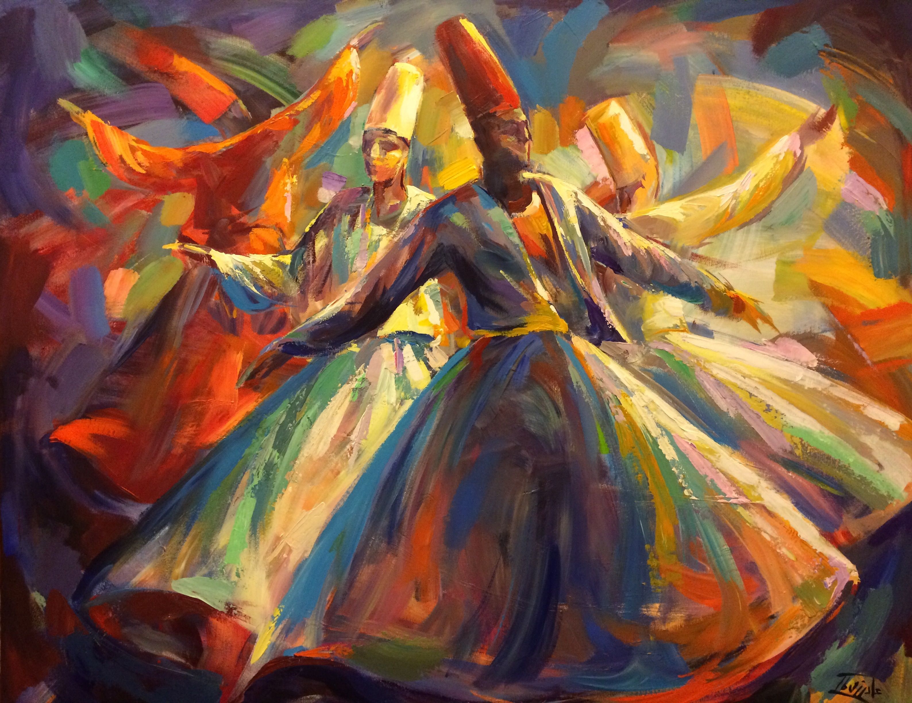 Whirling Dervish Painting At PaintingValley.com | Explore Collection Of ...