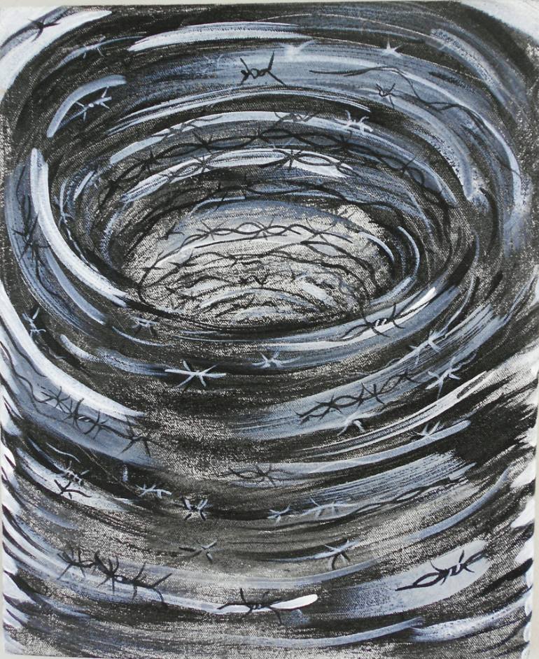 770x942 Saatchi Art Whirlpool Of Barb Wiere Painting By Bruce Burt - Whirlpool Painting