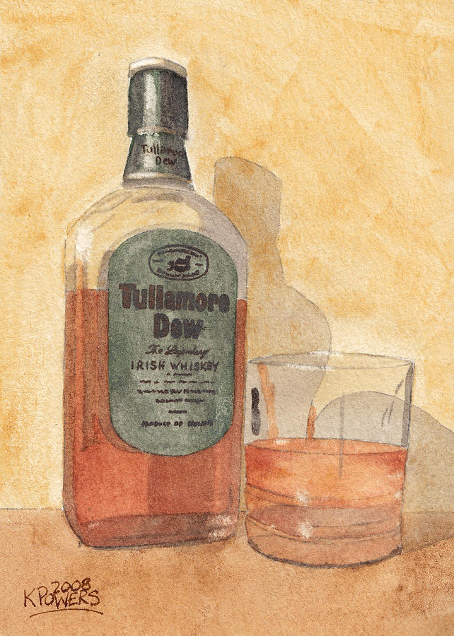 642x900 Irish Whiskey Painting By Ken Powers - Whiskey Painting