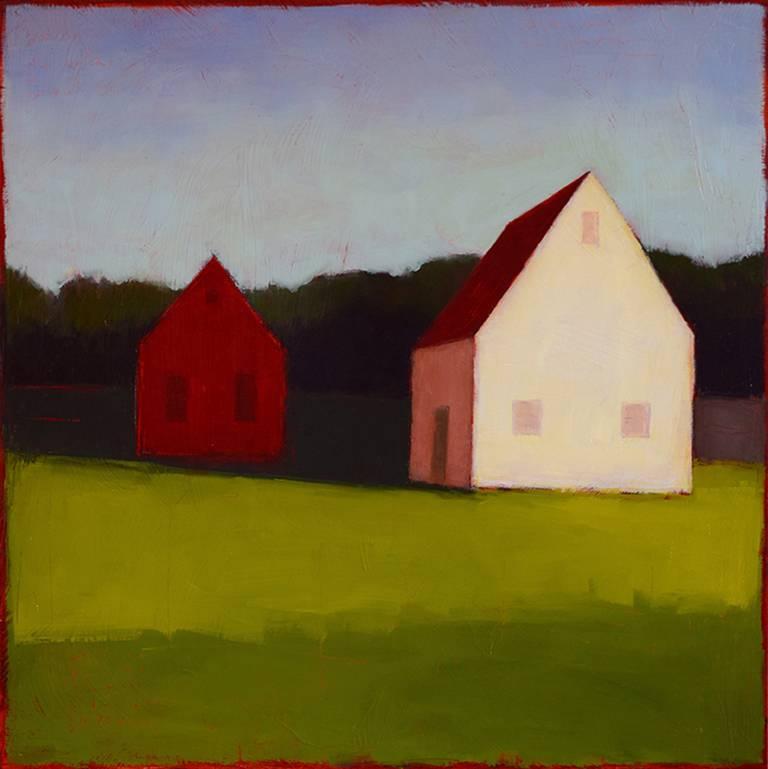 768x769 Tracy Helgeson - White Barn Painting