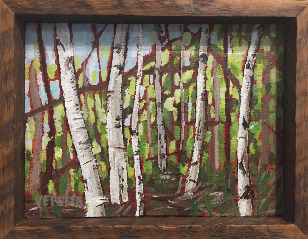 1024x794 White Birch Trees Miniature Painting 18 James Street - White Birch Painting