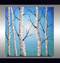 235x245 White Birch Bark. [Hands Down Favorite Tree, Painting And Photo - White Birch Painting