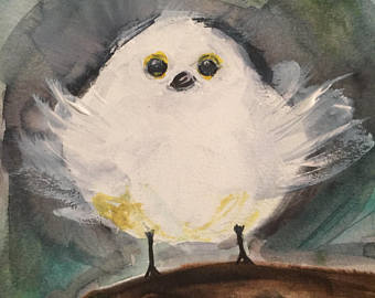 340x270 Siamese Cat Painting - White Bird Painting