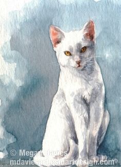 236x326 Moonshine And Moe By Kim Starr I'M Not A Big Fan Of Cats, But - White Cat Painting