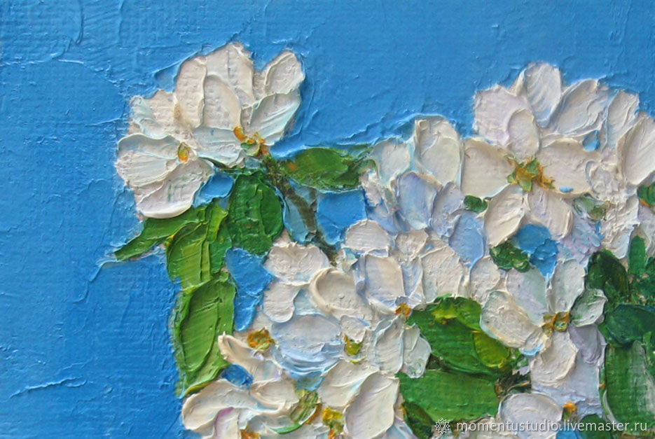 935x627 White Cherry Blossom. Oil Painting Shop Online On Livemaster - White Cherry Blossom Painting