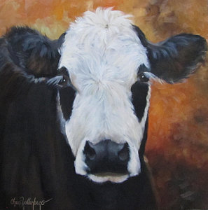 297x300 Cow Painting - White Cow Painting
