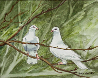 340x270 Best Photos Of Peace Dove Acrylic Paintings - White Dove Painting