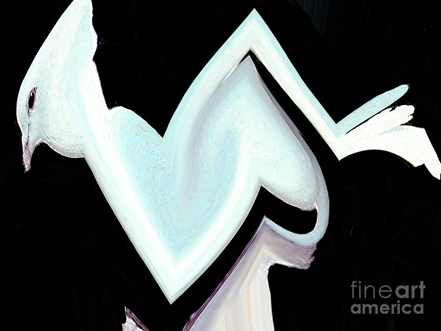 900x675 White Dove - White Dove Painting