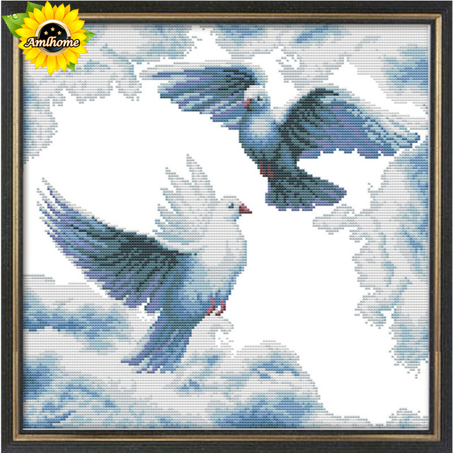 640x640 Yikela White Dove Diy 5d Diamond Painting Cross Stitch Diamond - White Dove Painting