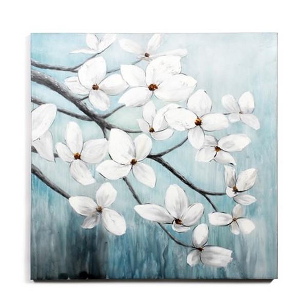 600x600 White Flowers In The Wind Finishing Touch Centre - White Flower Painting