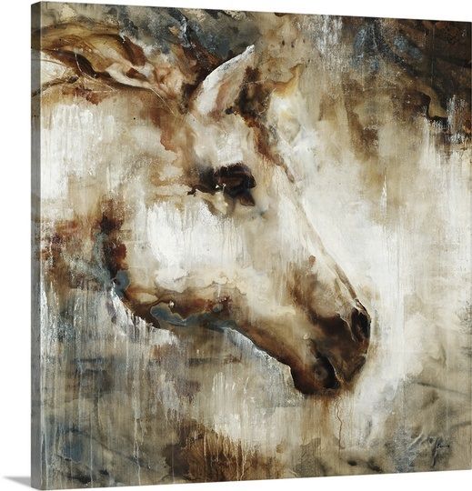 519x540 17 Best Wall Art Images On Big Canvas Prints Regarding - White Horse Canvas Painting