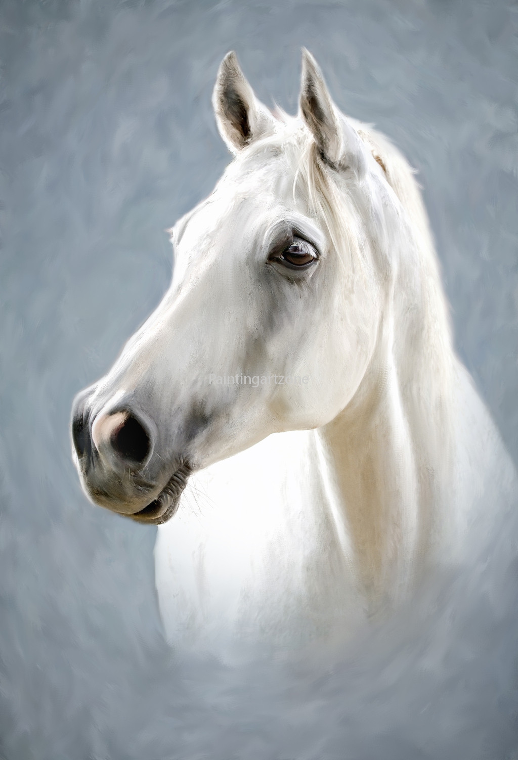 White Horse Oil Painting at Explore collection of