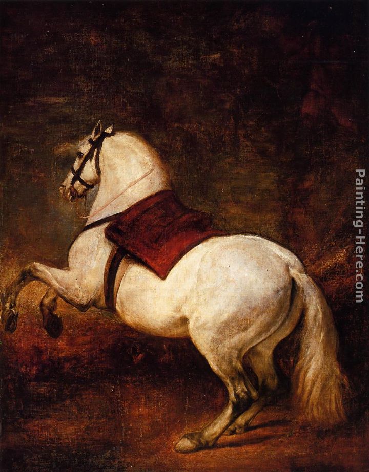 720x922 Diego Rodriguez De Silva Velazquez The White Horse Painting - White Horse Painting