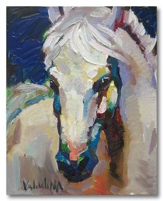 236x290 Mardi Gras Horse Art Print By Maure Bausch By Twopoots On Etsy - White Horse Painting On Canvas
