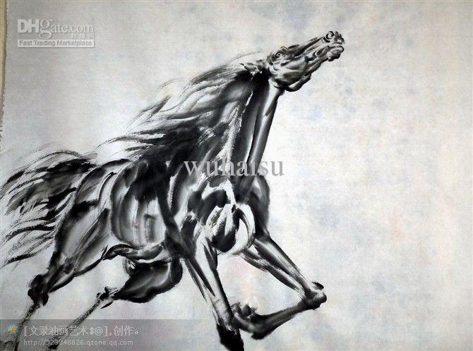 670x498 2018 Handcraft Animal Oil Painting On Canvas Abstract The A Horse - White Horse Painting On Canvas