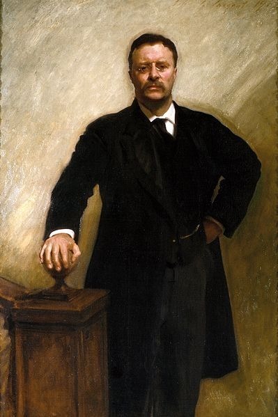 399x599 The Official White House Portrait Of President Theodore Roosevelt - White House Painting