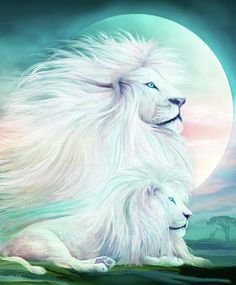 236x285 Copper White Lion Painting - White Lion Painting